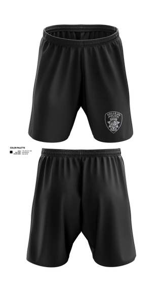 Vallejo PD SWAT Athletic Shorts With Pockets - 3