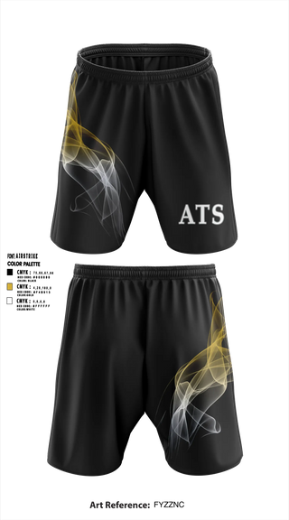 ALL THE SMOKE Athletic Shorts With Pockets - 5