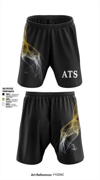 ALL THE SMOKE Athletic Shorts With Pockets - 5