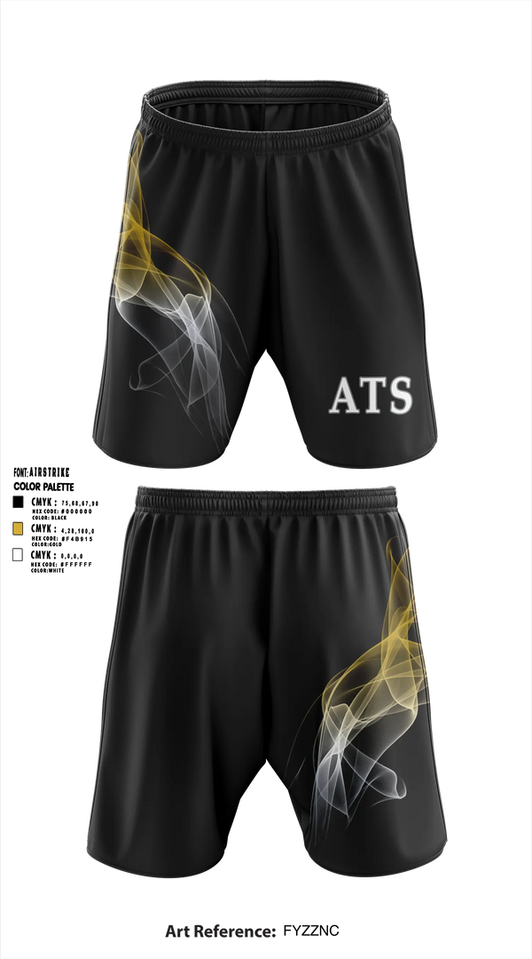ALL THE SMOKE Athletic Shorts With Pockets - 5