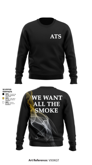 ALL THE SMOKE Crew Neck Sweatshirt - 5