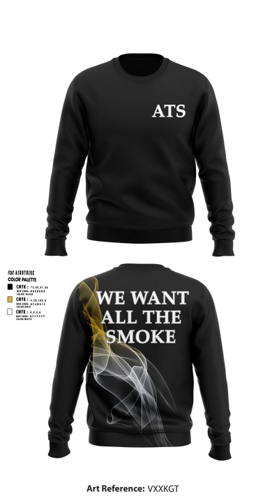 ALL THE SMOKE Crew Neck Sweatshirt - 5