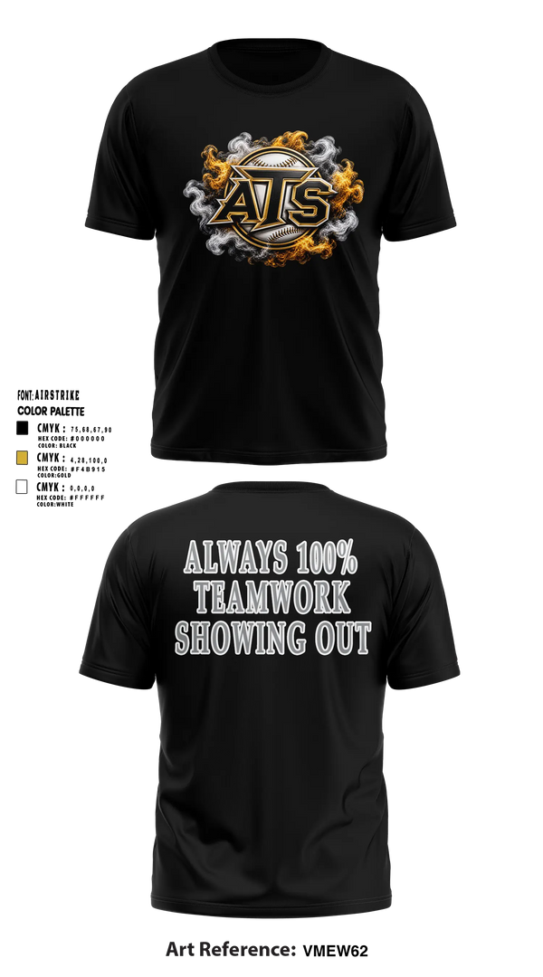 ALL THE SMOKE Short Sleeve Performance Shirt - 12