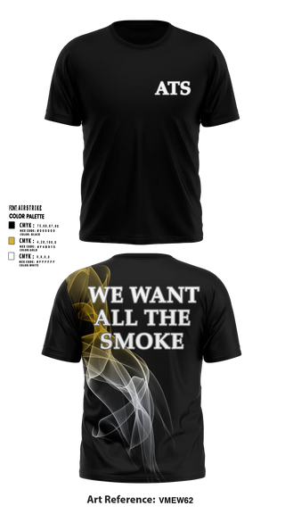 ALL THE SMOKE Short Sleeve Performance Shirt - 5