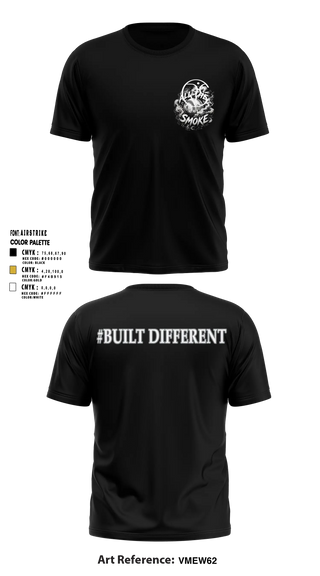 ALL THE SMOKE Short Sleeve Performance Shirt - 7
