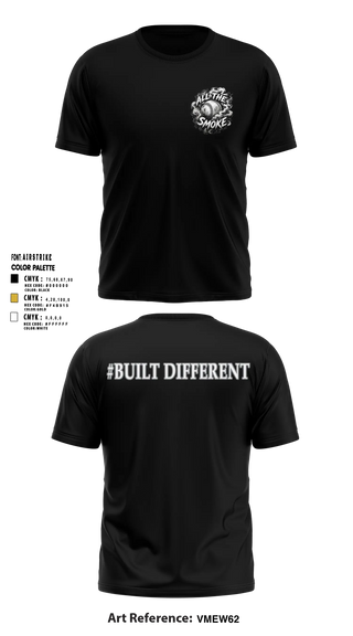 ALL THE SMOKE Short Sleeve Performance Shirt - 7