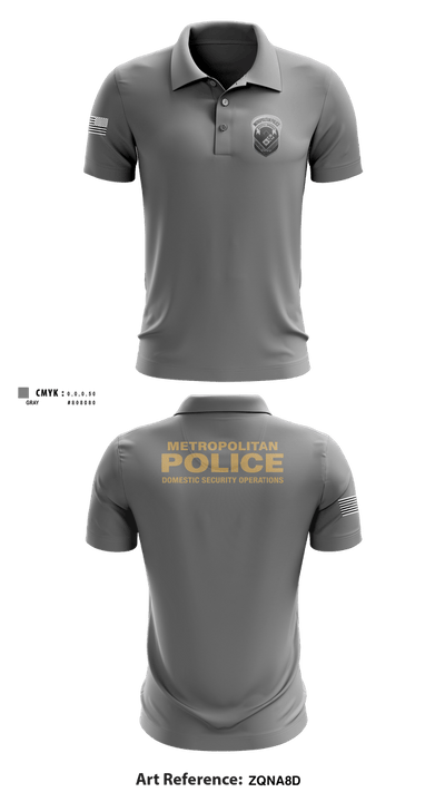 Domestic Security Operations 73784753 Short Sleeve Performance Polo - 113