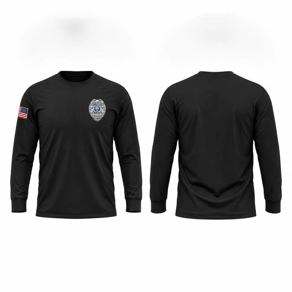 Long Sleeve Performance Shirt, District Zero, Police, Teamtime, Team time, sublimation, custom sports apparel, team uniforms, spirit wear, spiritwear, sports uniforms, custom shirts, team store, custom team store, fundraiser sports, apparel fundraiser