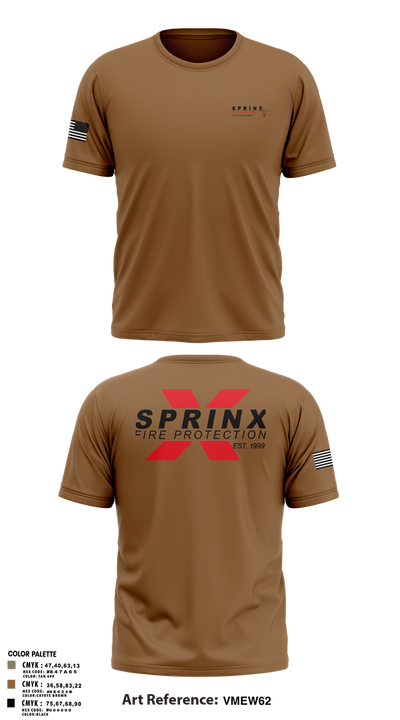 SPRINX FIRE PROTECTION 22334846 Old School Cotton Feel Shirt - 106