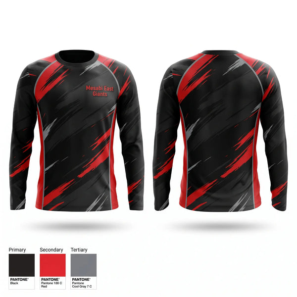Long Sleeve Performance Shirt, Mesabi East Giants, Women's Basketball, Teamtime, Team time, sublimation, custom sports apparel, team uniforms, spirit wear, spiritwear, sports uniforms, custom shirts, team store, custom team store, fundraiser sports, apparel fundraiser