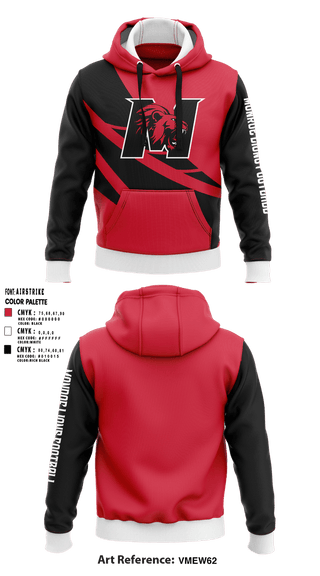 Hoodie, Monroe Lions Football, , Teamtime, Team time, sublimation, custom sports apparel, team uniforms, spirit wear, spiritwear, sports uniforms, custom shirts, team store, custom team store, fundraiser sports, apparel fundraiser