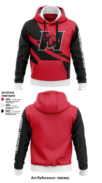 Monroe Lions Football 32210612 Hoodie - 1