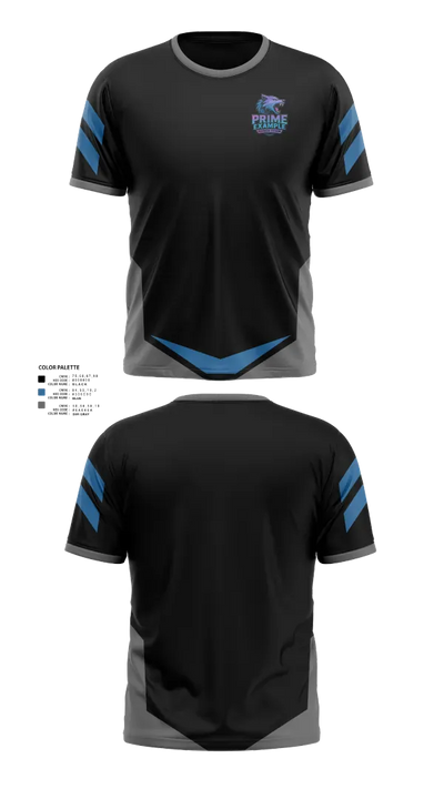 Prime example dance team 17966746 Short Sleeve Performance Shirt - 1
