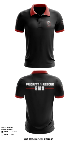 Priority 1 Rescue Short Sleeve Performance Polo - 10