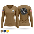 Deck Women's Long Sleeve V-neck Shirt - 1