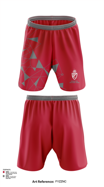 Orchard View High School Soccer 34893381 Athletic Shorts With Pockets - 52