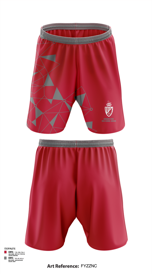 Athletic Shorts With Pockets, Orchard View High School Soccer, Men's Soccer, Teamtime, Team time, sublimation, custom sports apparel, team uniforms, spirit wear, spiritwear, sports uniforms, custom shirts, team store, custom team store, fundraiser sports, apparel fundraiser