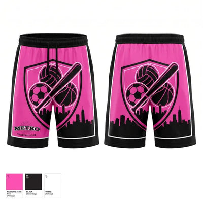 Metro Sports Center Volleyball 19908198 Athletic Shorts With Pockets - 1
