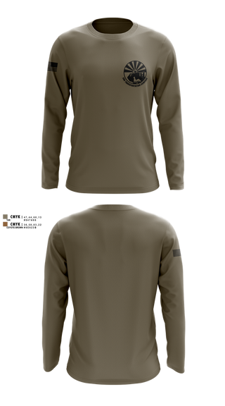 Long Sleeve Performance Shirt, 208 Transportation Company, , Teamtime, Team time, sublimation, custom sports apparel, team uniforms, spirit wear, spiritwear, sports uniforms, custom shirts, team store, custom team store, fundraiser sports, apparel fundraiser