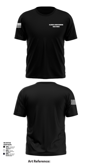Short Sleeve Performance Shirt, Illinois Counterdrug Task Force, , Teamtime, Team time, sublimation, custom sports apparel, team uniforms, spirit wear, spiritwear, sports uniforms, custom shirts, team store, custom team store, fundraiser sports, apparel fundraiser