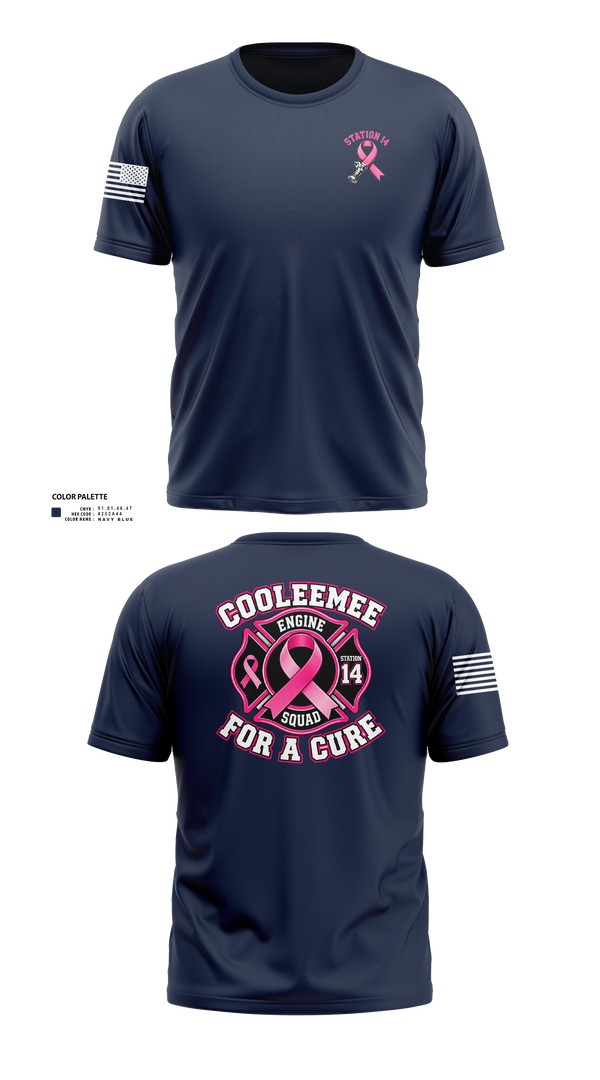 Cooleemee fire department Old School Cotton Feel Shirt - 22