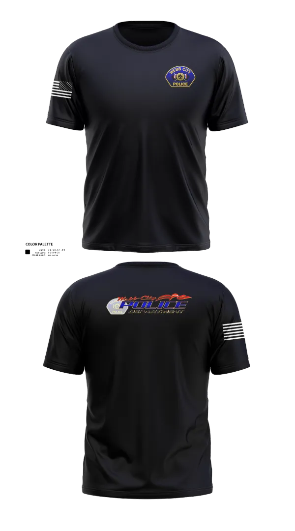 Old School Cotton Feel Shirt, Webb City Police Department, Police, Teamtime, Team time, sublimation, custom sports apparel, team uniforms, spirit wear, spiritwear, sports uniforms, custom shirts, team store, custom team store, fundraiser sports, apparel fundraiser