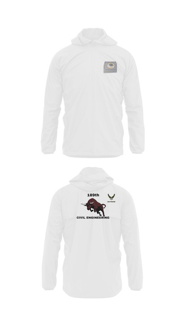 Windbreaker, 189th Civil Engineering, Air Force, Teamtime, Team time, sublimation, custom sports apparel, team uniforms, spirit wear, spiritwear, sports uniforms, custom shirts, team store, custom team store, fundraiser sports, apparel fundraiser