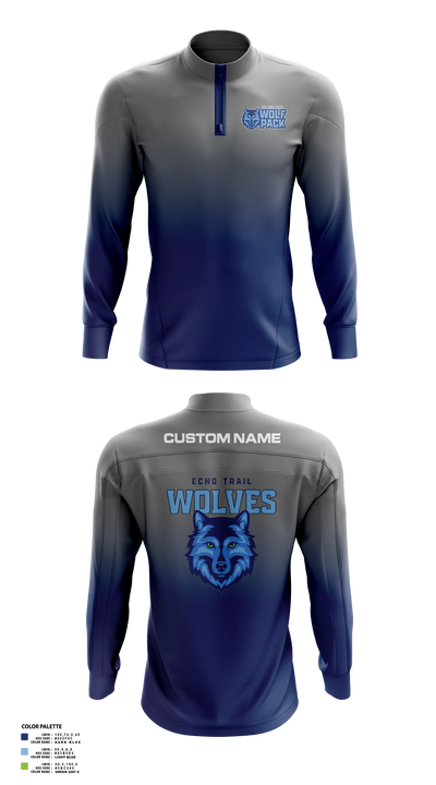 Echo Trail Wolfpack Quarter Zip Jacket - 4