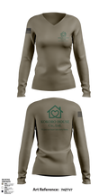 KOKOROHOUSE 58124370 Women's Long Sleeve V-neck Shirt - 1
