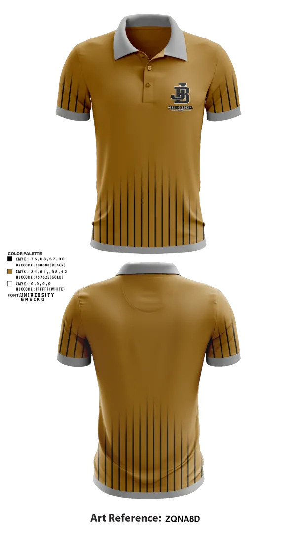Short Sleeve Performance Polo, Jesse Bethel High School, Golf, Teamtime, Team time, sublimation, custom sports apparel, team uniforms, spirit wear, spiritwear, sports uniforms, custom shirts, team store, custom team store, fundraiser sports, apparel fundraiser