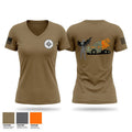 Diesel demons Women's Short Sleeve V-neck Shirt - 1