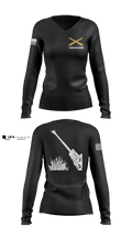 1-108 FAR Women's Long Sleeve V-neck Shirt - 3