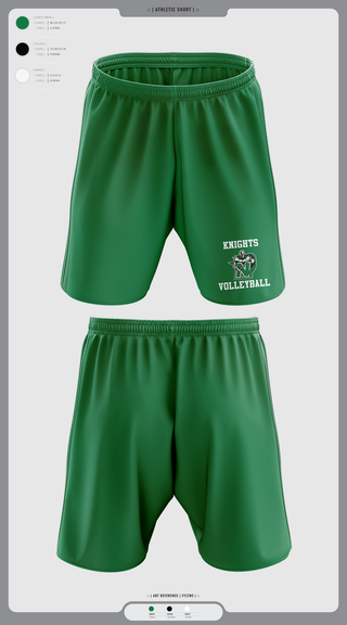 Athletic Shorts With Pockets, Nordonia Knights Volleyball, Men's Volleyball, Teamtime, Team time, sublimation, custom sports apparel, team uniforms, spirit wear, spiritwear, sports uniforms, custom shirts, team store, custom team store, fundraiser sports, apparel fundraiser