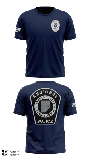 Old School Cotton Feel Shirt, Beaver Valley Regional Police Department, Police, Teamtime, Team time, sublimation, custom sports apparel, team uniforms, spirit wear, spiritwear, sports uniforms, custom shirts, team store, custom team store, fundraiser sports, apparel fundraiser