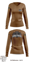 501st BSB 21749910 Women's Long Sleeve V-neck Shirt - 1
