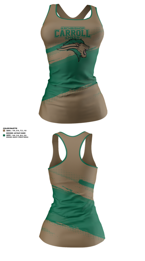 Tank Top, Archbishop Carroll Cheer, Cheer, Teamtime, Team time, sublimation, custom sports apparel, team uniforms, spirit wear, spiritwear, sports uniforms, custom shirts, team store, custom team store, fundraiser sports, apparel fundraiser