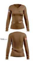 Pepin County Sheriff's Office Women's Long Sleeve V-neck Shirt - 13