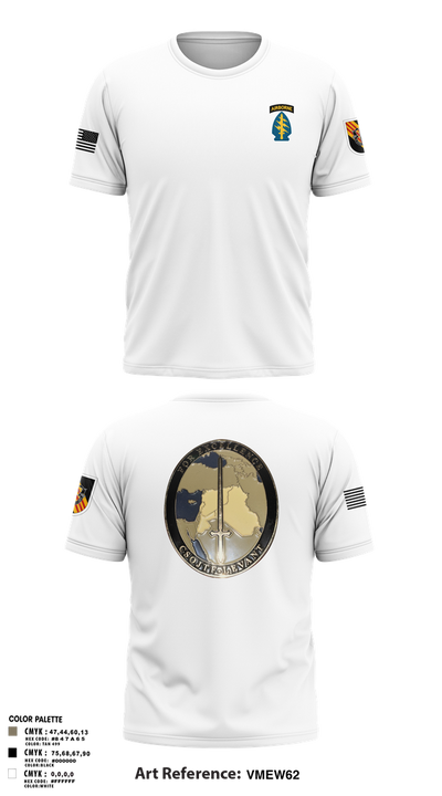5th Special Forces Group 48922041 Old School Cotton Feel Shirt - 2