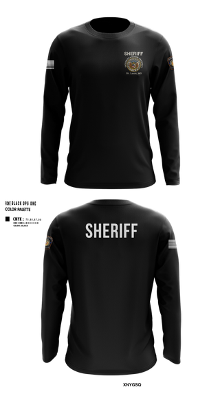 Long Sleeve Performance Shirt, Sheriff Transportation, , Teamtime, Team time, sublimation, custom sports apparel, team uniforms, spirit wear, spiritwear, sports uniforms, custom shirts, team store, custom team store, fundraiser sports, apparel fundraiser