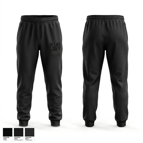 Sweatpants, 31 LRS LGRV, Air Force, Teamtime, Team time, sublimation, custom sports apparel, team uniforms, spirit wear, spiritwear, sports uniforms, custom shirts, team store, custom team store, fundraiser sports, apparel fundraiser