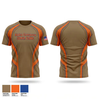 Short Sleeve Performance Shirt, Alpha Company 304th ESB-E, Army, Teamtime, Team time, sublimation, custom sports apparel, team uniforms, spirit wear, spiritwear, sports uniforms, custom shirts, team store, custom team store, fundraiser sports, apparel fundraiser