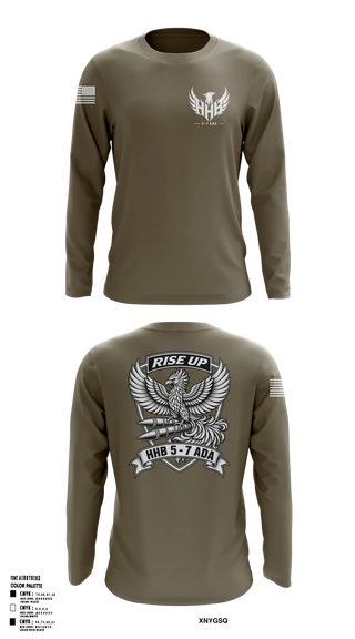 HHB 5-7 ADA Long Sleeve Performance Shirt - 6