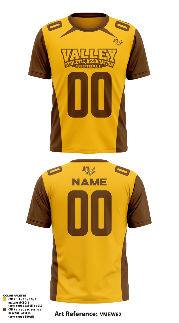 Old School Cotton Feel Shirt, Valley Athletic Association Football, , Teamtime, Team time, sublimation, custom sports apparel, team uniforms, spirit wear, spiritwear, sports uniforms, custom shirts, team store, custom team store, fundraiser sports, apparel fundraiser