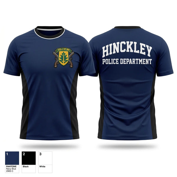 Short Sleeve Performance Shirt, Hinckley Police Department, Police, Teamtime, Team time, sublimation, custom sports apparel, team uniforms, spirit wear, spiritwear, sports uniforms, custom shirts, team store, custom team store, fundraiser sports, apparel fundraiser