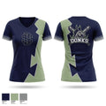 Swamp Donks Women's Short Sleeve V-neck Shirt - 1
