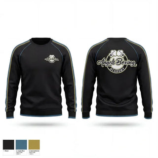 Crew Neck Sweatshirt, Angel’s Boxing Academy, Spirit Store, Teamtime, Team time, sublimation, custom sports apparel, team uniforms, spirit wear, spiritwear, sports uniforms, custom shirts, team store, custom team store, fundraiser sports, apparel fundraiser