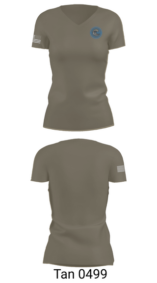 Womens Short Sleeve Vneck Shirt, Blue Tide Battalion, , Teamtime, Team time, sublimation, custom sports apparel, team uniforms, spirit wear, spiritwear, sports uniforms, custom shirts, team store, custom team store, fundraiser sports, apparel fundraiser