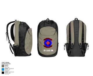 Gear Bag, 3d LAAD Bn, Marines, Teamtime, Team time, sublimation, custom sports apparel, team uniforms, spirit wear, spiritwear, sports uniforms, custom shirts, team store, custom team store, fundraiser sports, apparel fundraiser