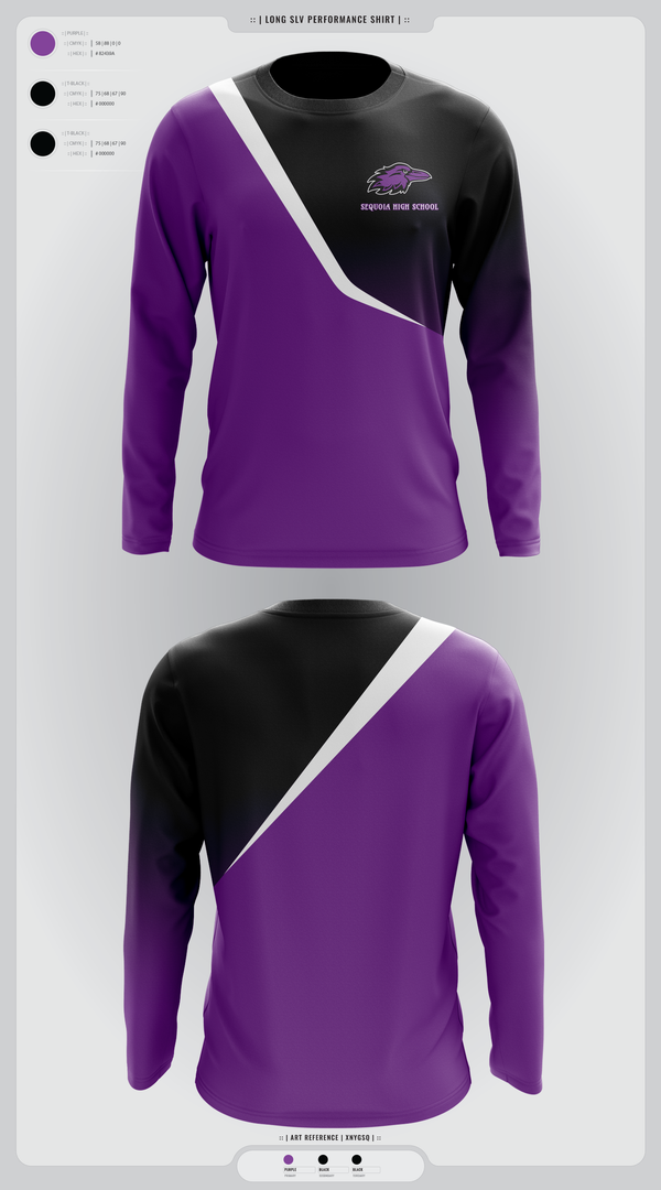 Long Sleeve Performance Shirt, Sequoia High School, , Teamtime, Team time, sublimation, custom sports apparel, team uniforms, spirit wear, spiritwear, sports uniforms, custom shirts, team store, custom team store, fundraiser sports, apparel fundraiser