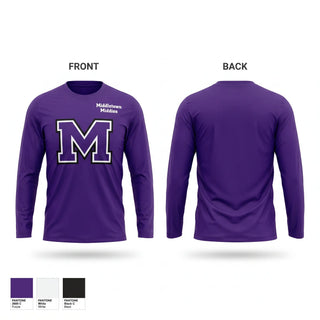 Long Sleeve Performance Shirt, Middletown Middies, Baseball, Teamtime, Team time, sublimation, custom sports apparel, team uniforms, spirit wear, spiritwear, sports uniforms, custom shirts, team store, custom team store, fundraiser sports, apparel fundraiser